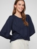 Vila Longsleeve "Whitna" in Dunkelblau