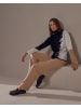 Rodier Rollkragenpullover in Schwarz/ Beige/ Weiß
