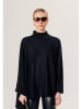 Rodier Wollponcho in Schwarz