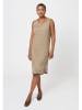 Rodier Kleid in Weiß/ Khaki