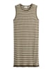 Rodier Kleid in Weiß/ Khaki