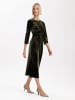 BGN Samtkleid in Khaki