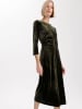 BGN Samtkleid in Khaki