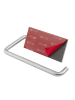 Tiger Toilettenpapierhalter ''Square'' in Silber - (B)9,5 x (H)4,5 x (T)2,5 cm