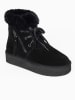 Gooce Leren winterboots "Agarita" zwart