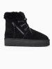 Gooce Leren winterboots "Agarita" zwart