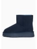 Gooce Leder-Winterboots "Thimble" in Dunkelblau