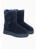 Gooce Leder-Winterboots "Hubbard" in Dunkelblau