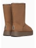 Gooce Leder-Winterstiefel "Pikes" in Hellbraun