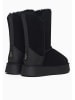 Gooce Leder-Winterboots "Honey" in Schwarz