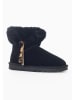 NICEBAY Leren winterboots "Litha" zwart