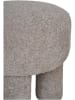House Nordic Puf "Canberra" w kolorze jasnoszarym - wys. 43 x Ø 43 cm