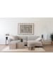 House Nordic Poef "Canberra" lichtgrijs - (H)43 x Ø 43 cm