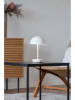 House Nordic Ledtafellamp "Holt" wit/zilverkleurig - (H)25 x Ø 15 cm