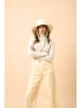 Just Cashmere Kaszmirowy sweter "Ava" w kolorze kremowym