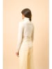 Just Cashmere Kaszmirowy sweter "Ava" w kolorze kremowym