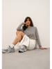 Just Cashmere Kasjmieren trui "Jane" grijs