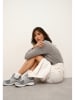 Just Cashmere Kasjmieren trui "Jane" grijs