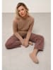 Just Cashmere Kaszmirowy sweter "Jane" w kolorze jasnobrązowym