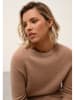 Just Cashmere Kaszmirowy sweter "Jane" w kolorze jasnobrązowym