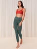 Triumph Legginsy sportowe "Cardio" w kolorze zielonym