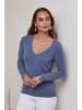 Soft Cashmere Kasjmieren trui blauw