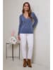 Soft Cashmere Kaschmir-Pullover in Blau