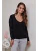 Soft Cashmere Kaschmir-Pullover in Schwarz