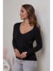 Soft Cashmere Kaschmir-Pullover in Schwarz