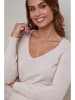 Soft Cashmere Kasjmieren trui crème