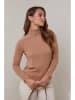Soft Cashmere Kasjmieren coltrui lichtbruin
