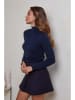 Soft Cashmere Kasjmieren coltrui donkerblauw