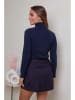 Soft Cashmere Kasjmieren coltrui donkerblauw