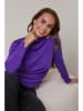 Soft Cashmere Kaszmirowy golf w kolorze fioletowym