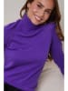 Soft Cashmere Kaschmir-Rollkragenpullover in Lila