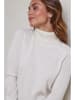 Soft Cashmere Kaschmir-Rollkragenpullover in Creme