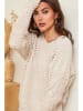 Soft Cashmere Pullover in Beige
