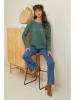 Soft Cashmere Pullover in Grün