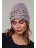 Soft Cashmere Czapka w kolorze szarobrązowym
