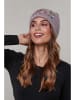Soft Cashmere Czapka w kolorze szarobrązowym