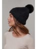 Soft Cashmere Muts zwart