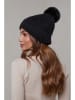 Soft Cashmere Mütze in Schwarz