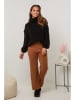 Soft Cashmere Broek lichtbruin