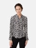 TAIFUN Blouse zwart/wit