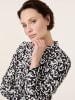 TAIFUN Blouse zwart/wit