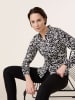 TAIFUN Blouse zwart/wit