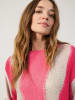 TAIFUN Pullover in Pink/ Beige