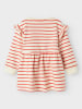 name it Jurk "Torina" beige/rood