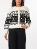 Scotch & Soda Sweter w kolorze kremowo-czarnym