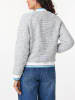 Scotch & Soda Vest lichtblauw/wit